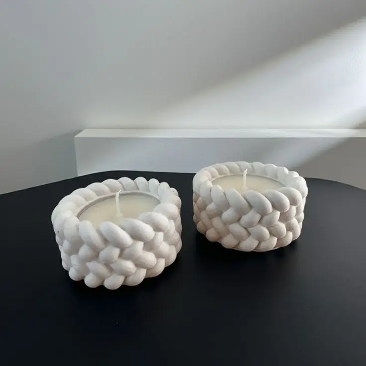 Céstica de yeso rellena de cera aromática — imagen 3