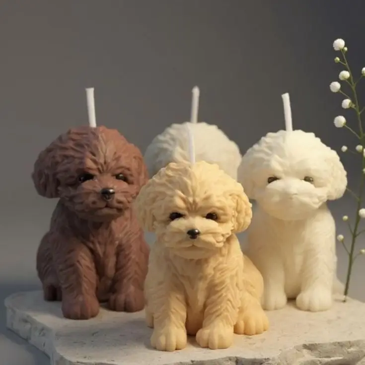 Vela en forma Perrito — imagen 4