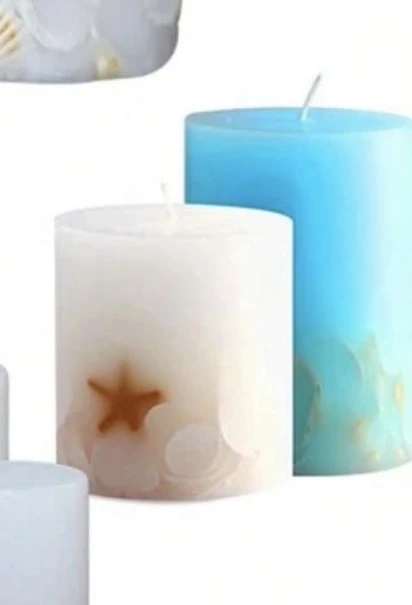 Vela cilíndrica mediana's foto | Velas May |  BizneCubano