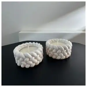 Céstica de yeso rellena de cera aromática miniatura 3