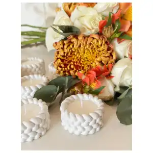 Céstica de yeso rellena de cera aromática miniatura 1
