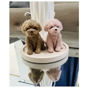 Vela en forma Perrito miniatura 2
